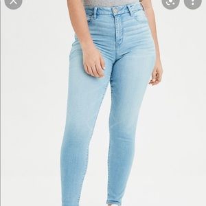 American Eagle Ne(x)t Level Stretch Curvy High Rose Jegging Jeans